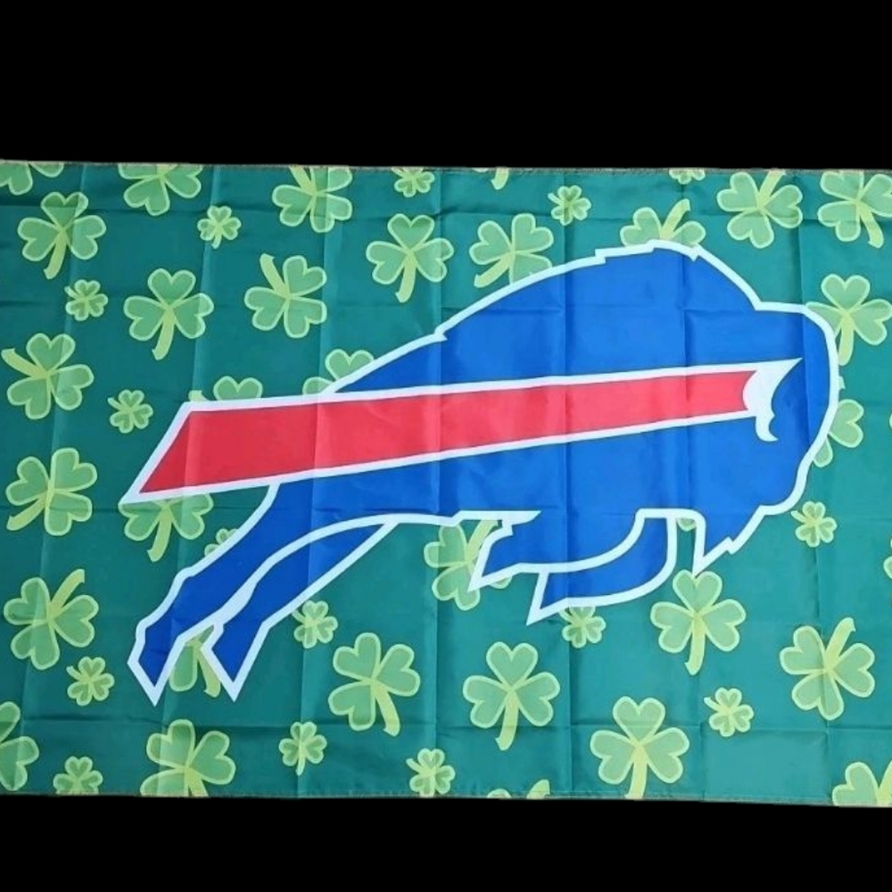 Buffalo Bills Irish Flag 3' X 5' New - Picture 2 of 2
